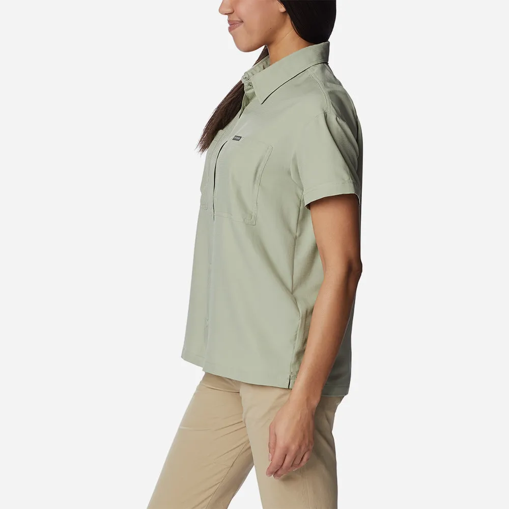 Áo Sơ Mi Tay Ngắn Nữ Columbia Silver Ridge Utility™ Short Sleeve - Xanh Lá