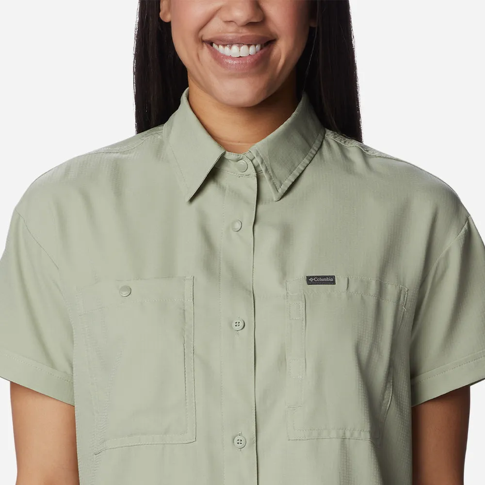 Áo Sơ Mi Tay Ngắn Nữ Columbia Silver Ridge Utility™ Short Sleeve - Xanh Lá