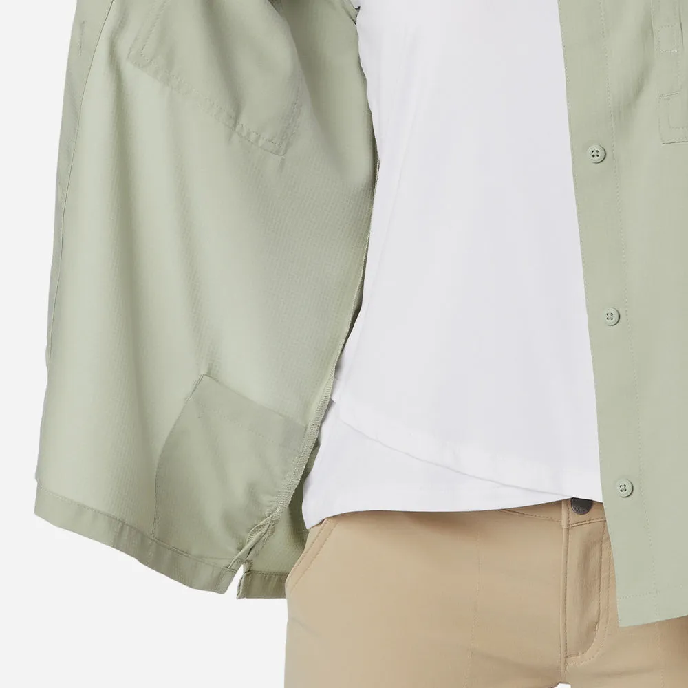 Áo Sơ Mi Tay Ngắn Nữ Columbia Silver Ridge Utility™ Short Sleeve - Xanh Lá