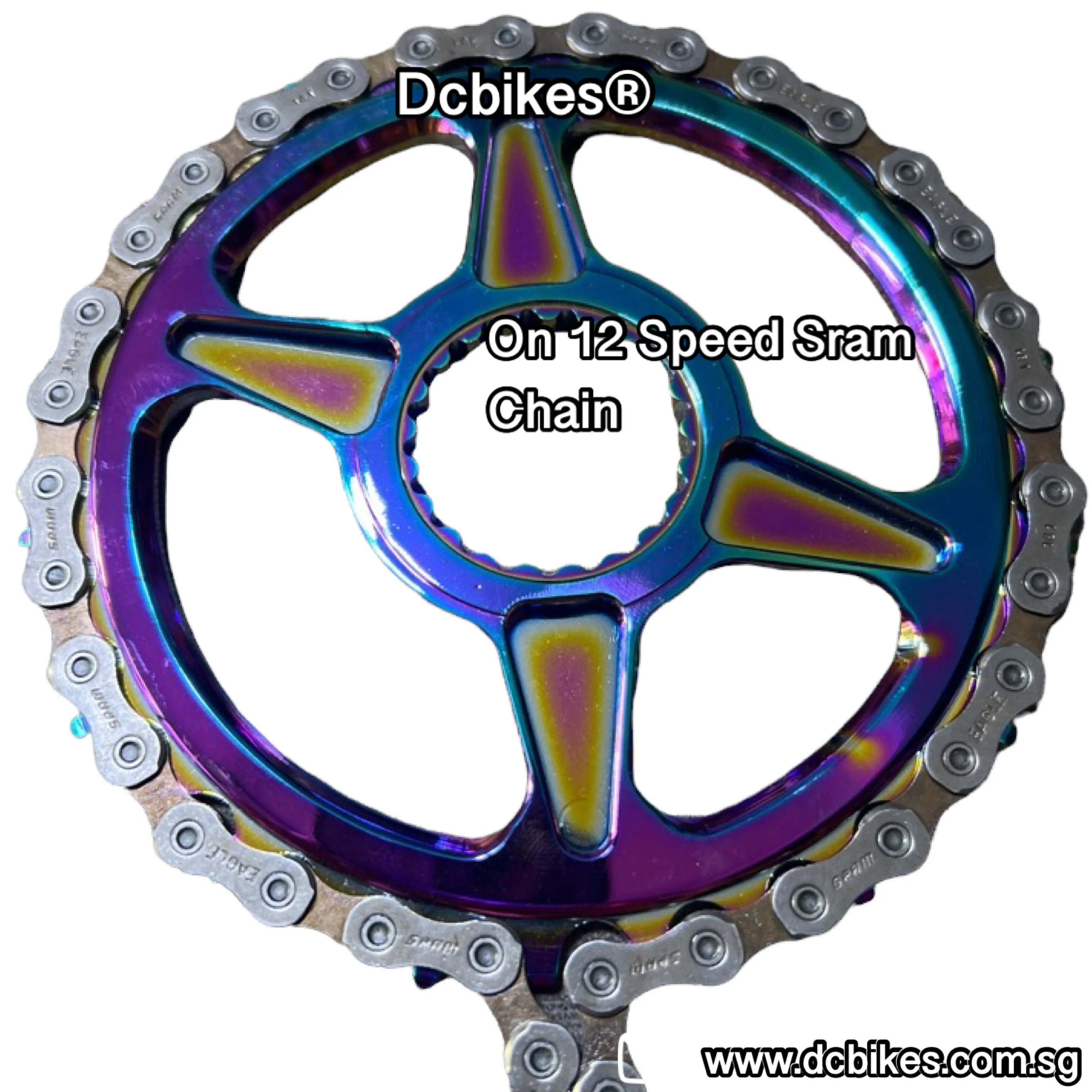 Oil Slick 32T/34T Round Direct Mount Narrow Wide Chain Ring For Shimano Cranks XTR M9100 XT M8100 SLX M7100