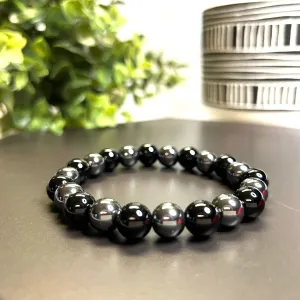 Onyx and Hematite Bracelet- Shine