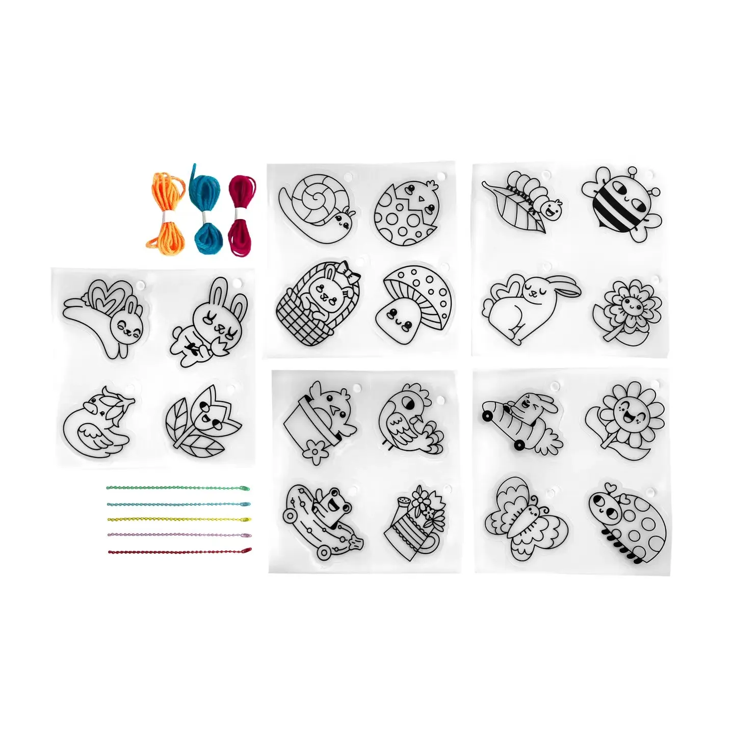 Ooly Shrink-Its! Diy Shrink Art Kit - Garden Pals