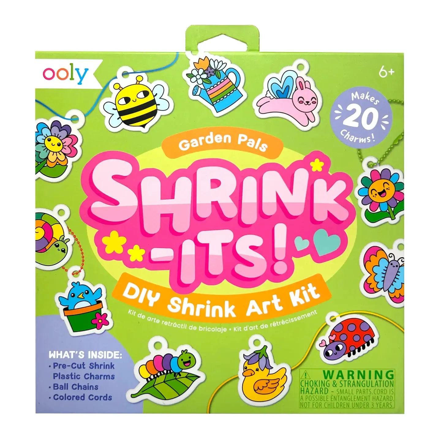 Ooly Shrink-Its! Diy Shrink Art Kit - Garden Pals