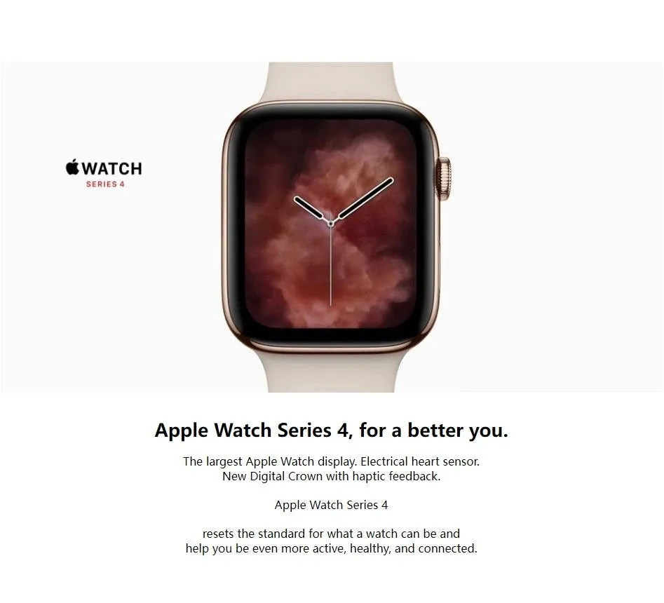 Original Apple Smartwatch Series 4  40MM/44MM GPS Aluminum with Sport Band