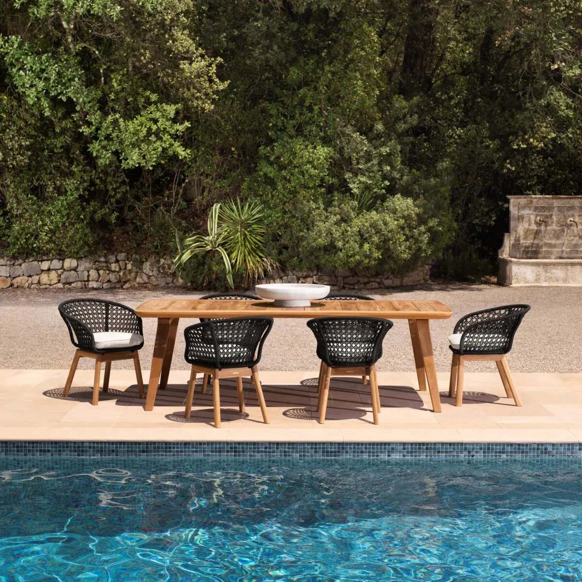 Outdoor Dining Chair Trinity - Flores Off-White