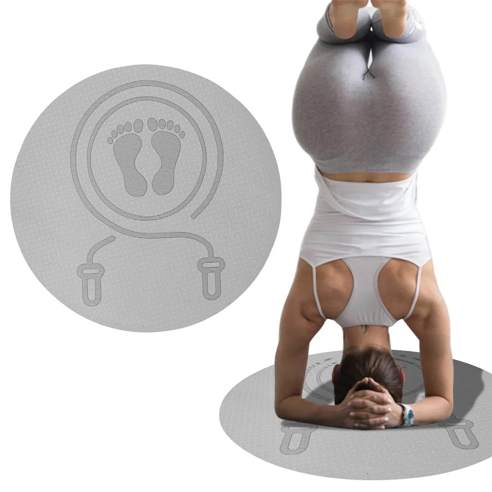 Outdoor Indoor Jump Rope Mat for Yoga and Cardio or just for fun usage