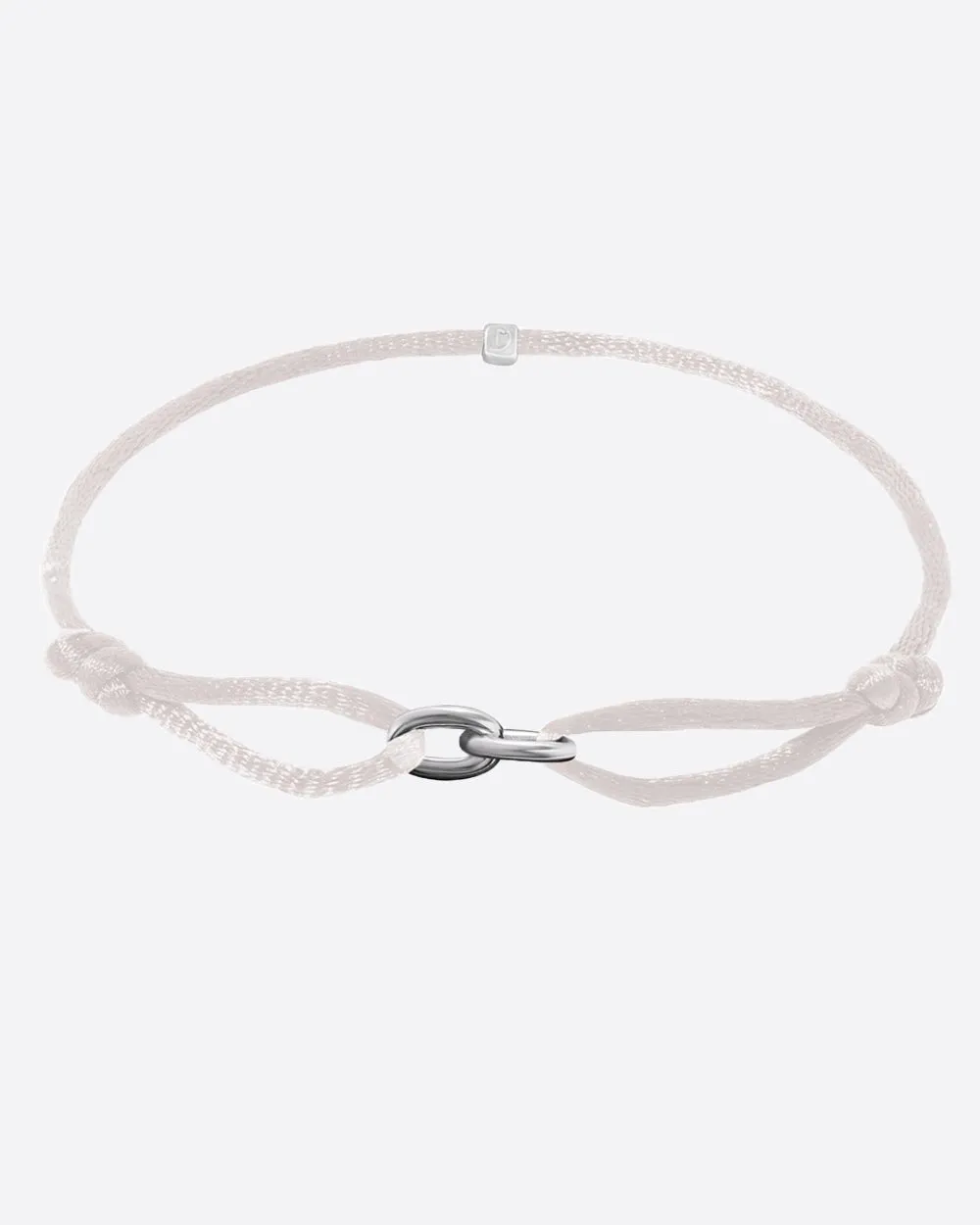 OVAL LINK CORD BRACELET.
