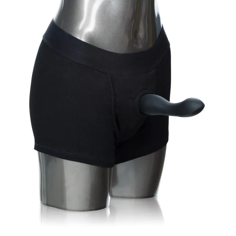 Packer Gear Black Boxer Brief Harness - Large-Extra Large