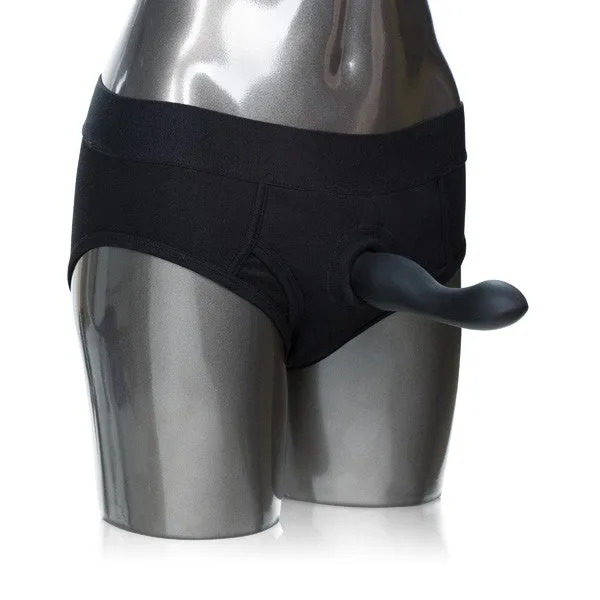 Packer Gear Black Brief Harness - Large-Extra Large