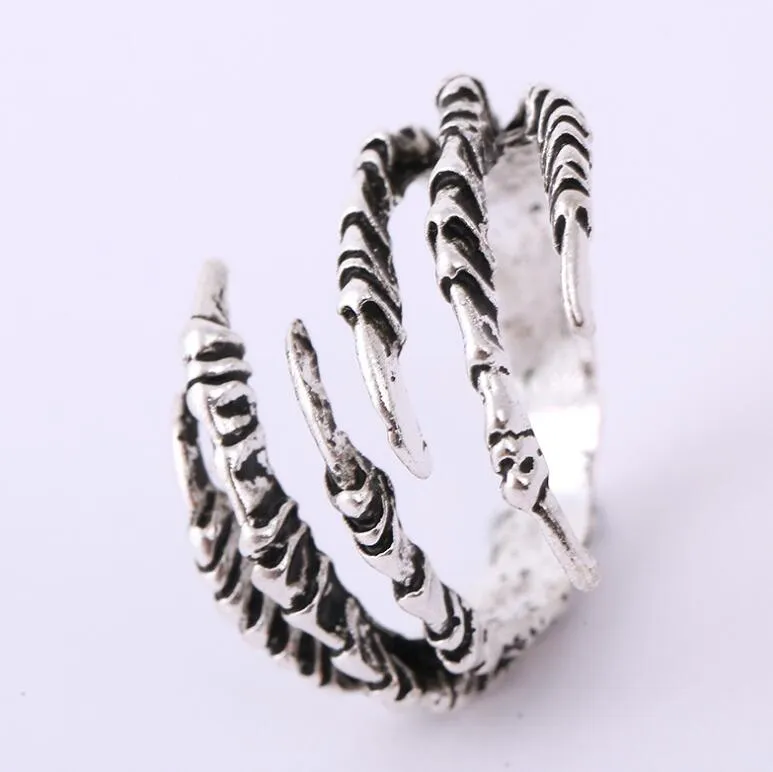 Pagan Antique Dragon Claw Ring