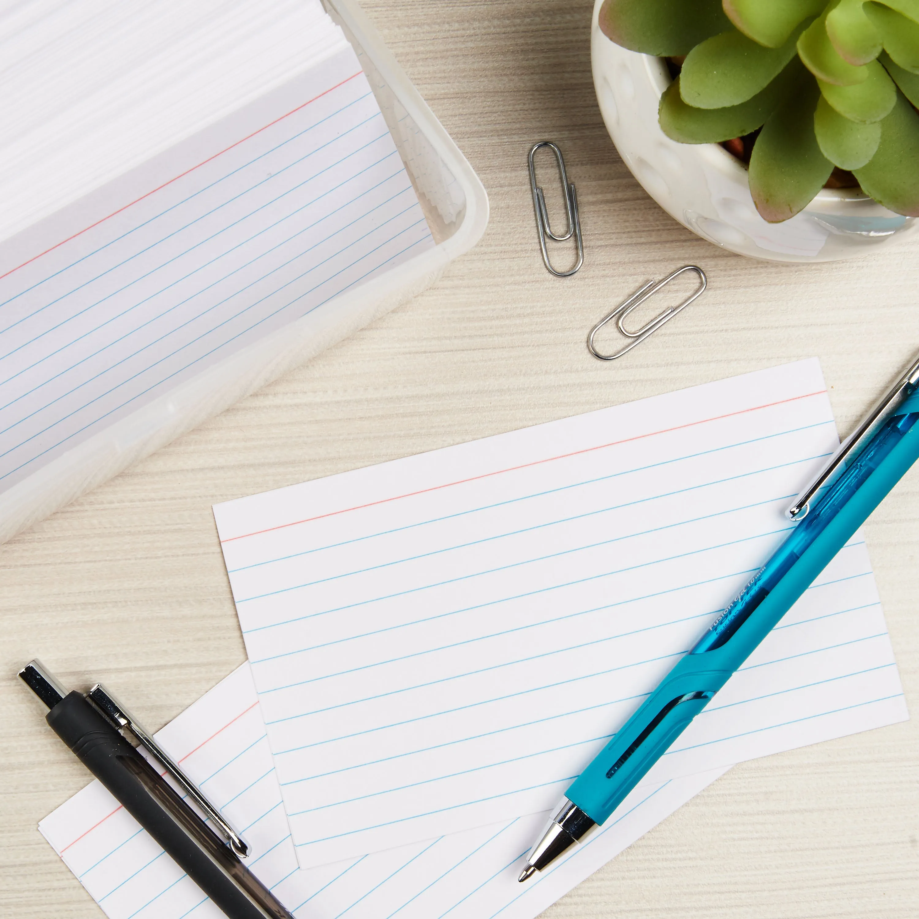 Pen  Gear Ruled Index Cards 3" X 5" White 500 Count Free Shipping NEW