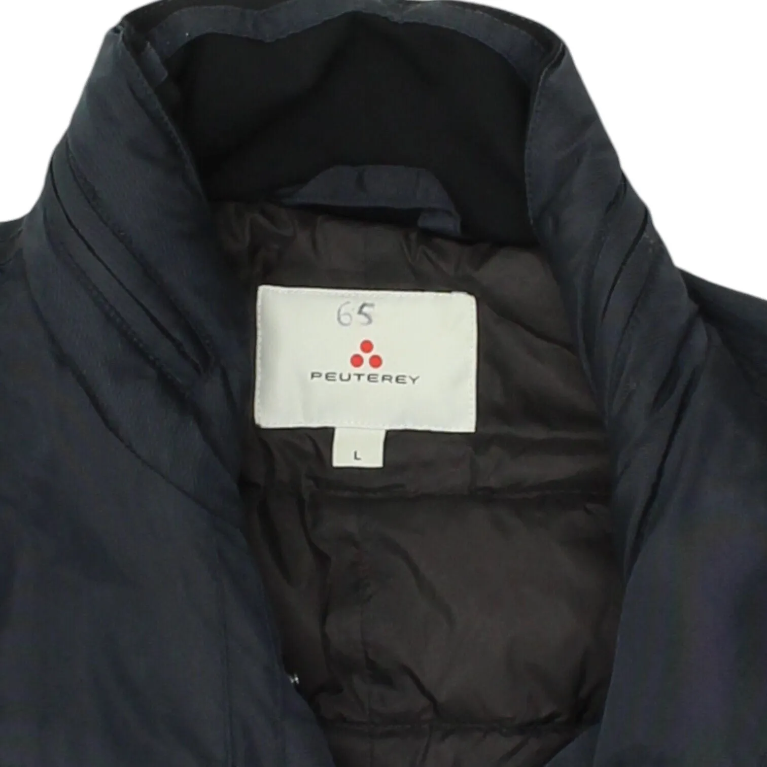 Peuterey Womens Black Quilted Utility Jacket | Vintage High End Designer Outdoor