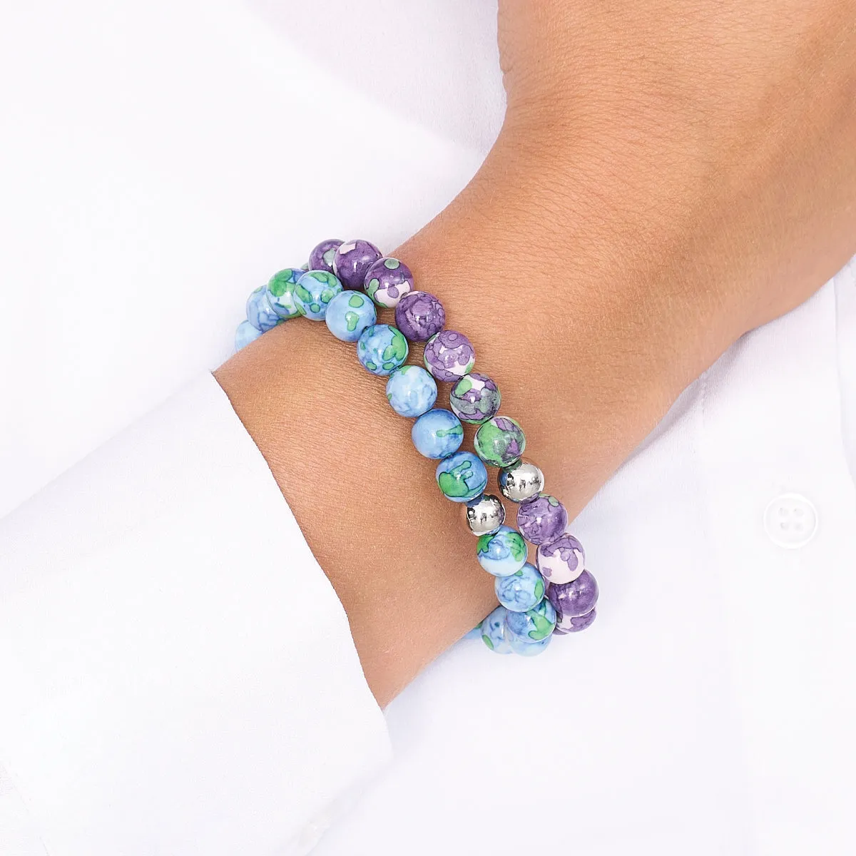 Picasso Porcelain Bracelet | Blue