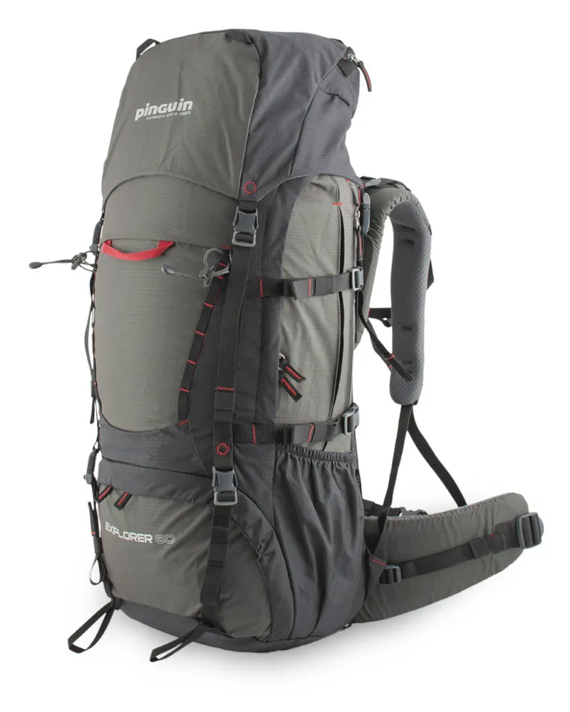 Pinguin Explorer 60 Hiking Backpack - Black