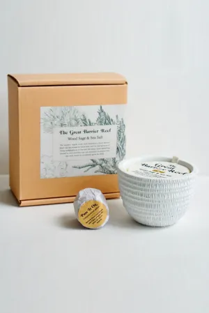 Plantable Candle: Great Barrier Reef | Wood Sage & Sea Salt