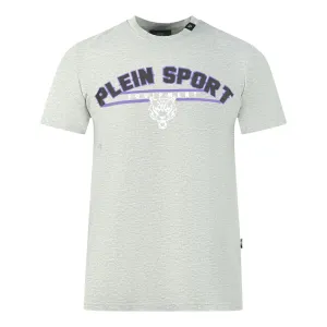 Plein Sport Mens Tips114Tn 94 T Shirt Grey