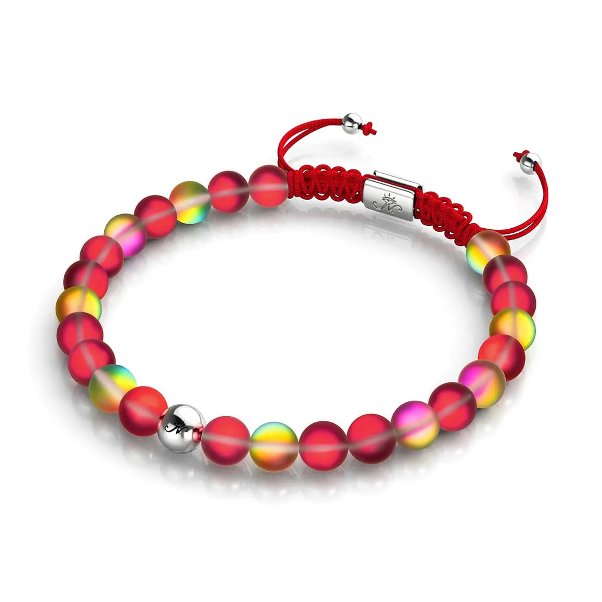 Pomegranate Mermaid Glass x Red String Bracelet