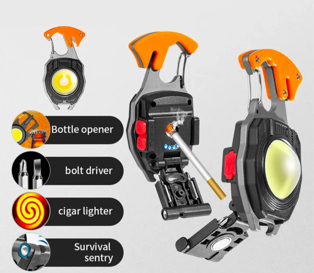 PrepPro 7-in-1 Survival Clip Light Tool