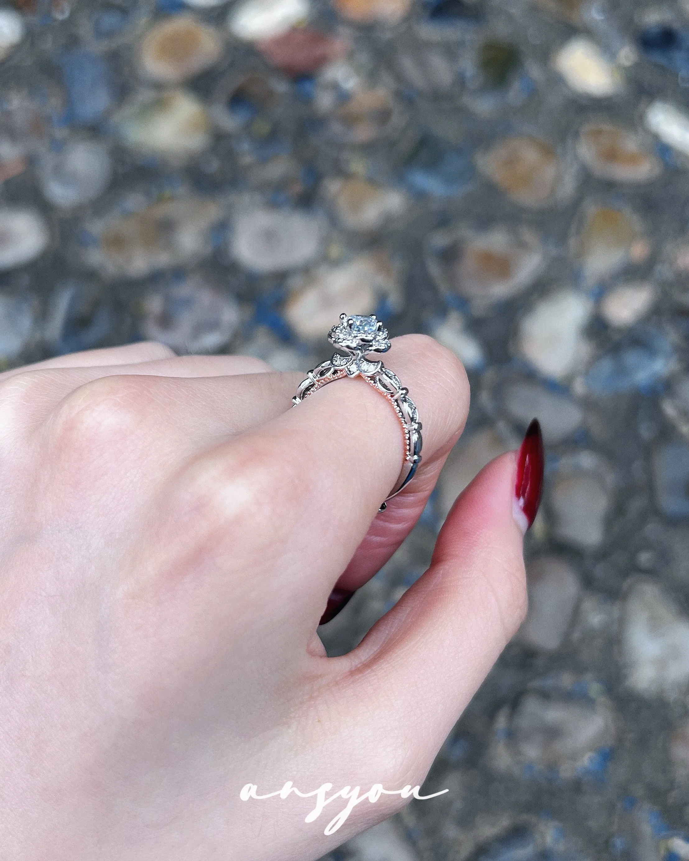 Princess Bouquet Diamond Ring
