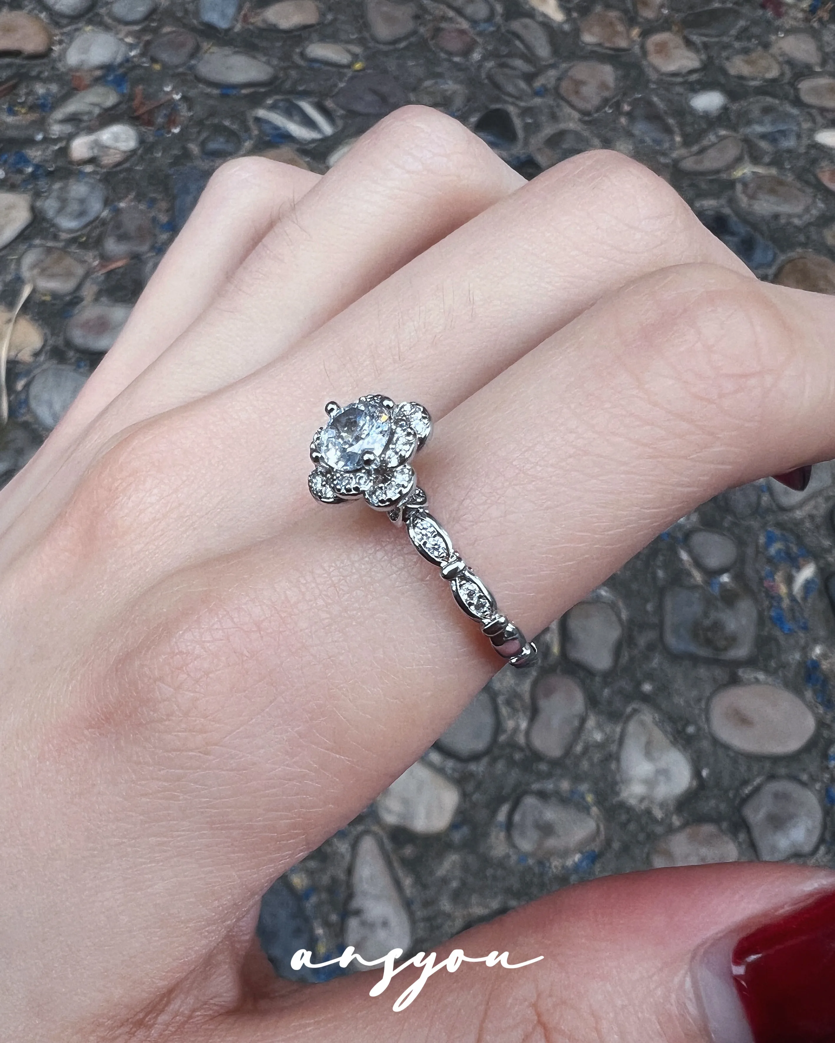 Princess Bouquet Diamond Ring