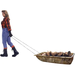 Pull Rope Ice Fishing Jet Sled Jr., Camo