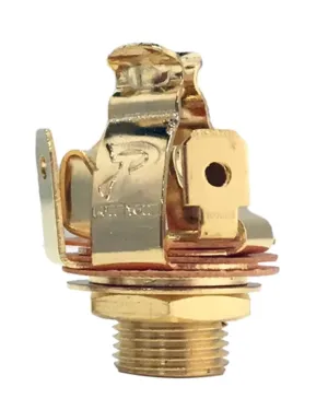 Pure Tone Stereo Multi Contact 1/4" Output Jack Socket Gold
