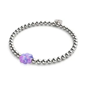 Purple Clover | Fairy Glass Bracelet