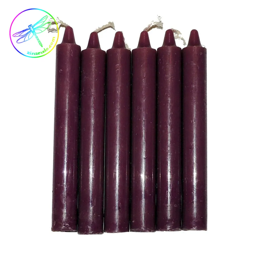 Purple Taper Candle