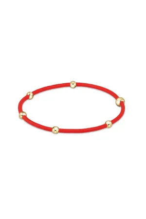 "E"ssentials Red Hair Tie