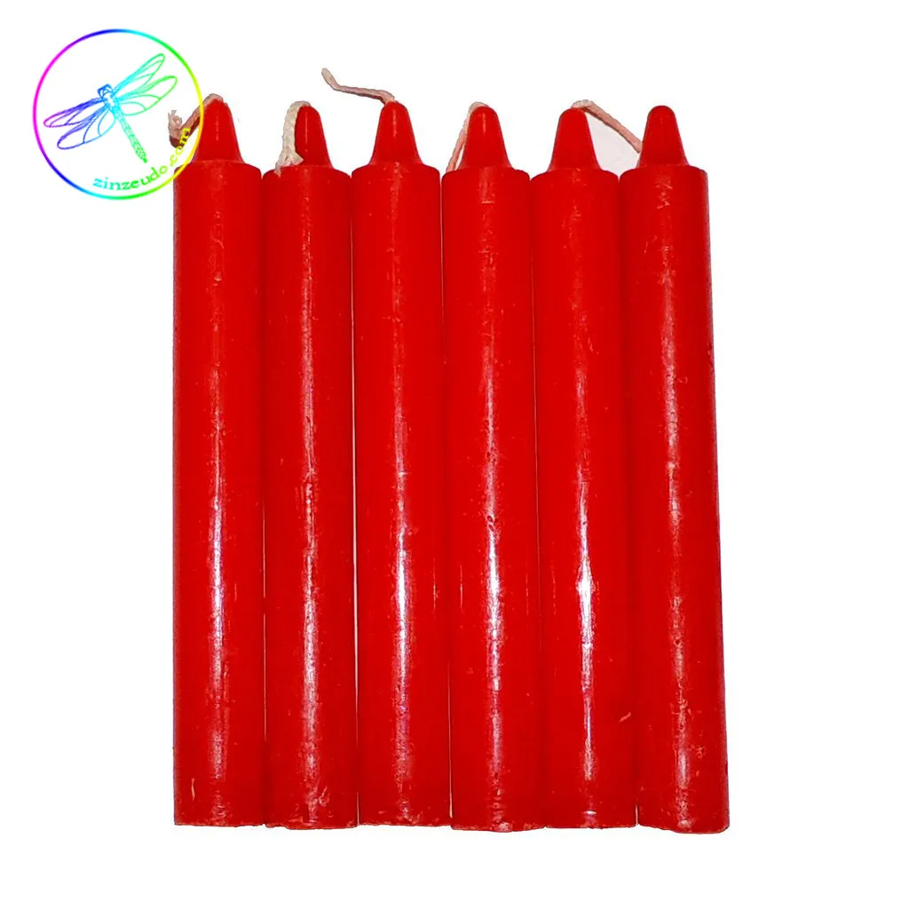 Red Taper Candle