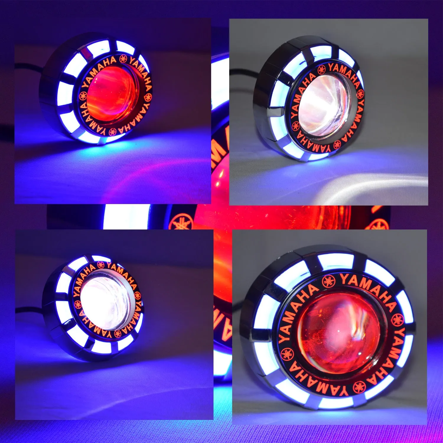R.J.VON LED Projector Headlight Super Bright For Bike Yamaha all Model