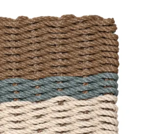 Rope Doormat - Bay Coastal Stripe
