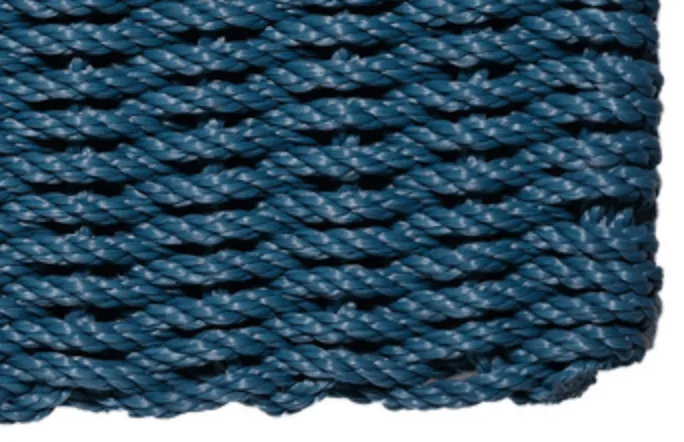 Rope Doormat - Federal Blue Solid