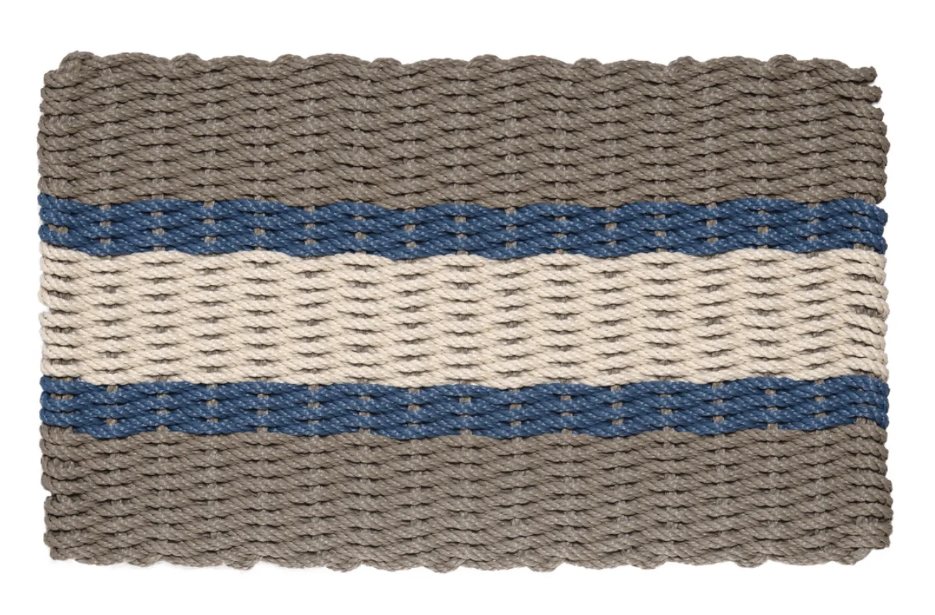 Rope Doormat - Kiawah Coastal Stripe