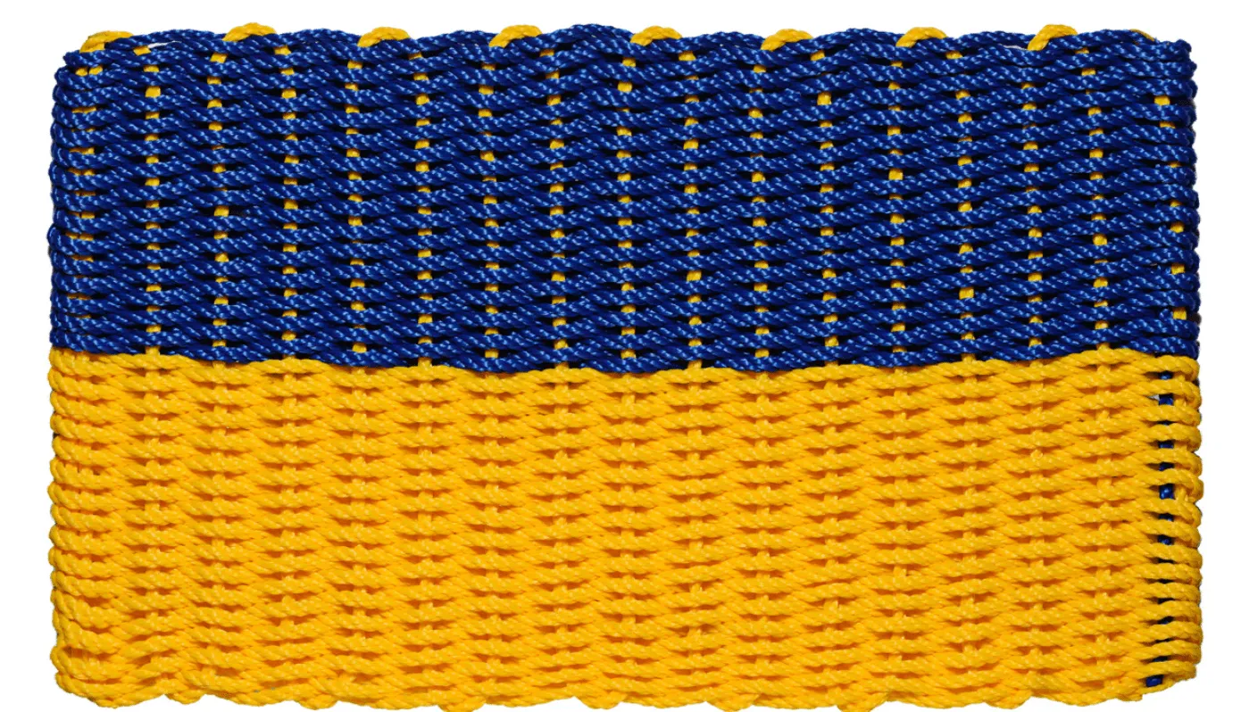 Rope Doormat - Kilo Signal Flag