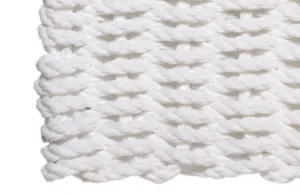 Rope Doormat - White Solid