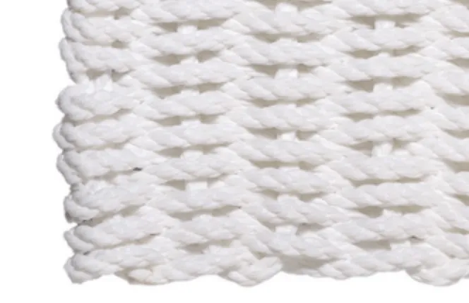 Rope Doormat - White Solid