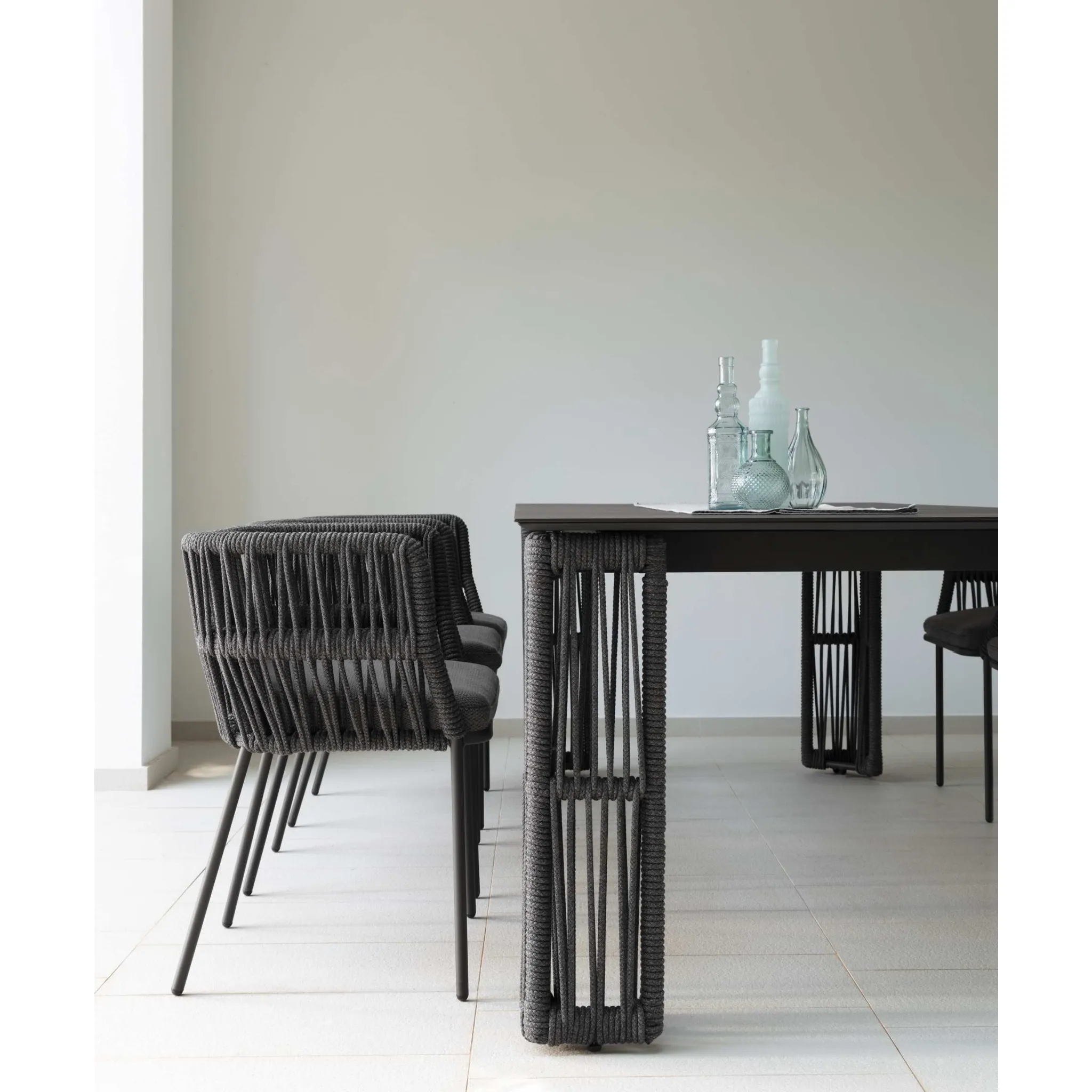 Rope Outdoor Dining Armchair | Talenti Cliff