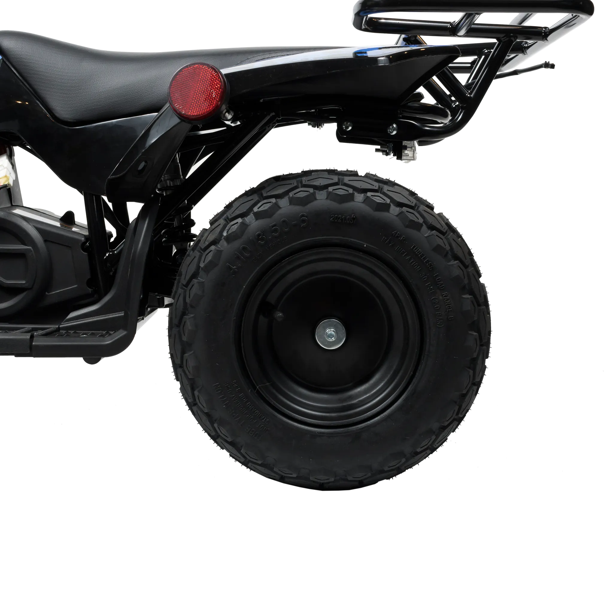 Rosso eQuad R Ride-on Utility Outdoor 4 Wheeler With Racks For Kids - Surge Blue - ASTM F963 Certified