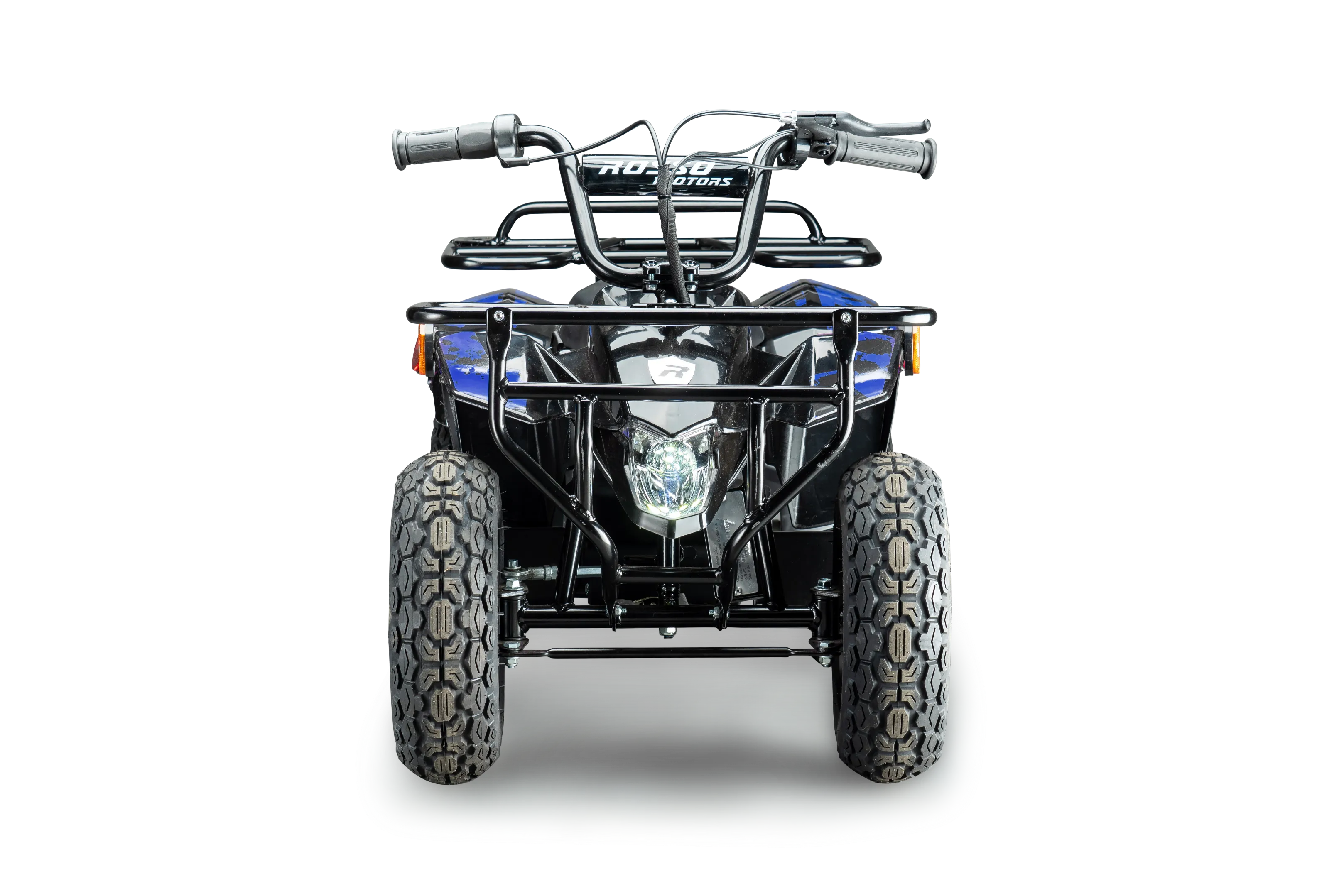 Rosso eQuad R Ride-on Utility Outdoor 4 Wheeler With Racks For Kids - Surge Blue - ASTM F963 Certified