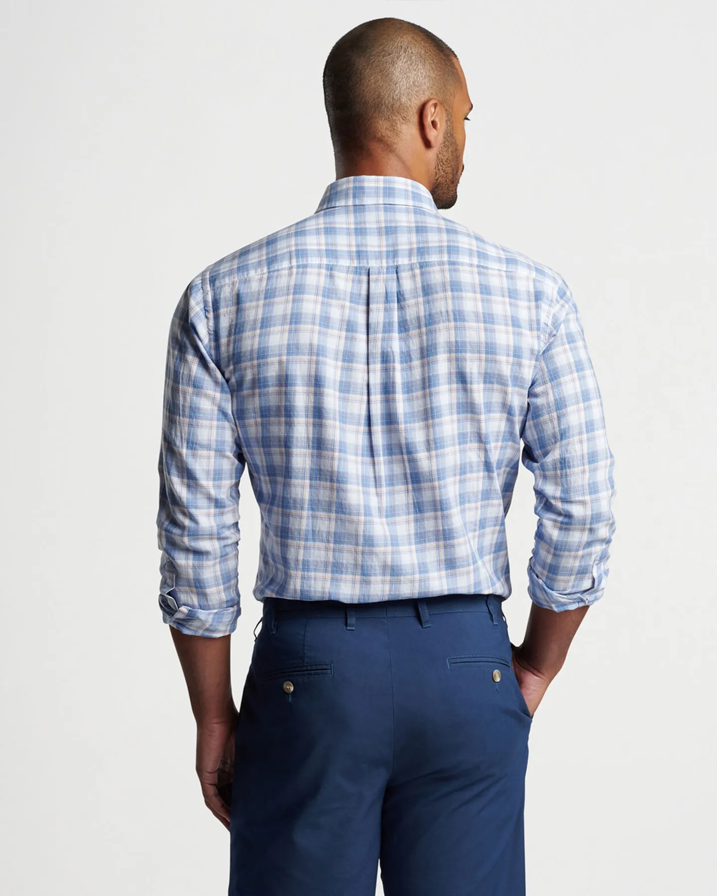 SANIBEL COTTON SHIRT - MOON BLUE