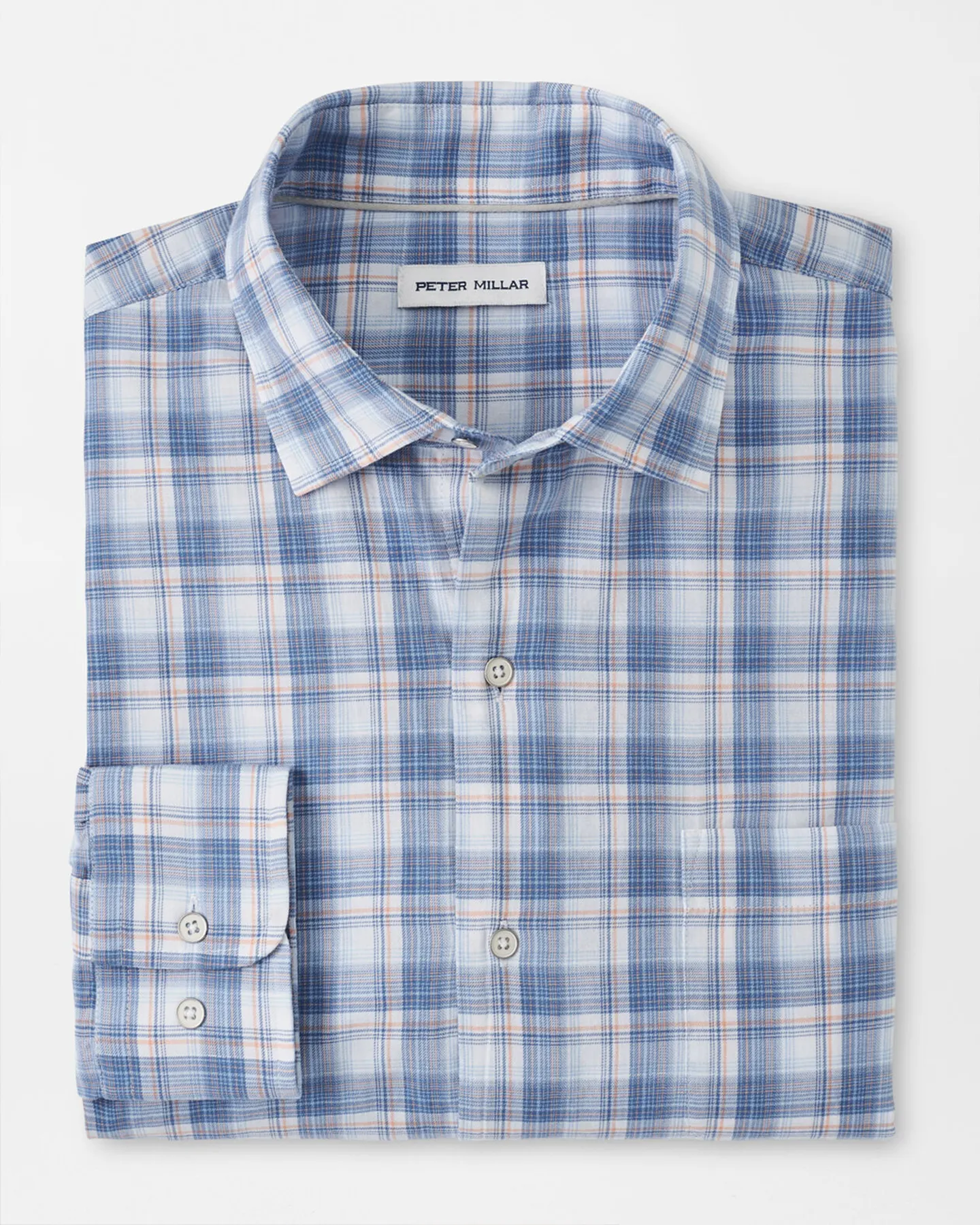 SANIBEL COTTON SHIRT - MOON BLUE