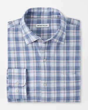SANIBEL COTTON SHIRT - MOON BLUE