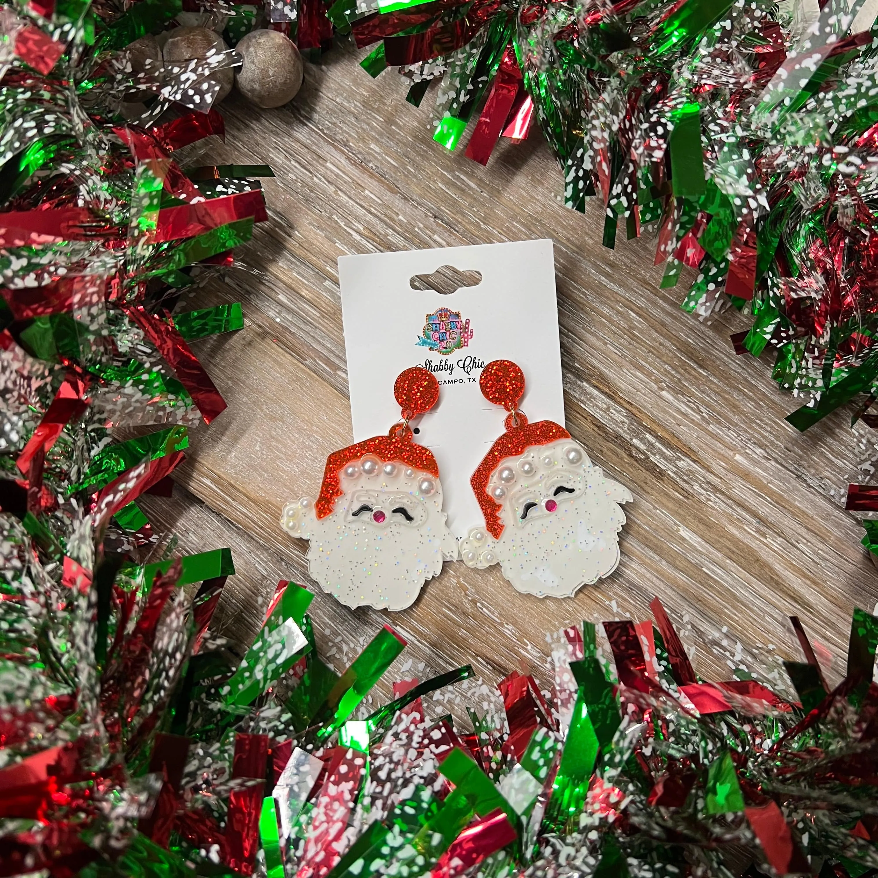 Santa Earrings