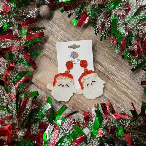 Santa Earrings