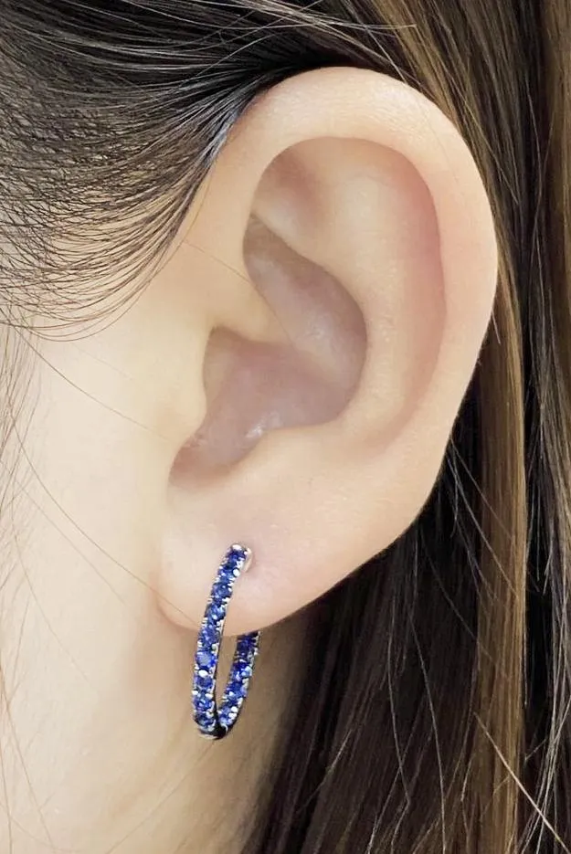 Sapphire Earrings E40880