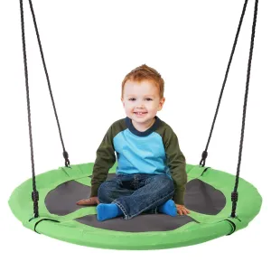 Saucer Swing- 40" Diameter Hanging Tree Or Swing Set Round Disc with