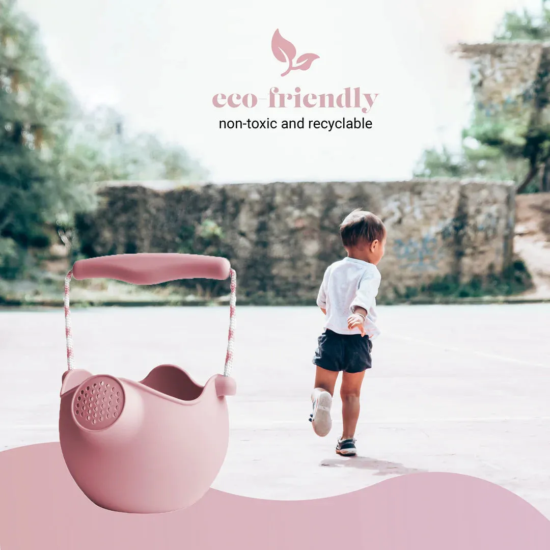 Scrunch Silicone Watering Can Dusty Rose - Roll it, Fold it, Scrunch it!