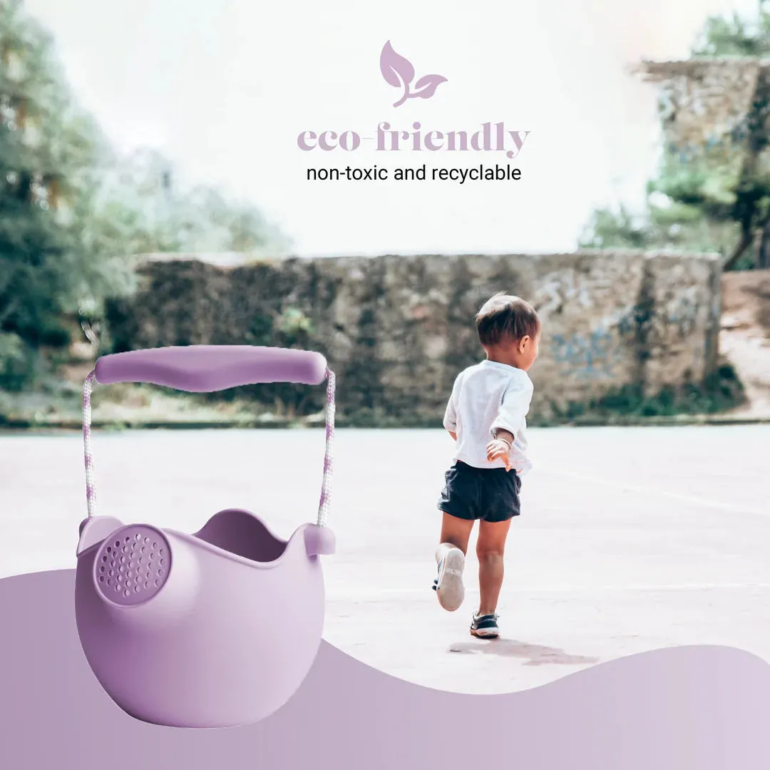 Scrunch Silicone Watering Can Light Purple - Roll it, Fold it, Scrunch it!