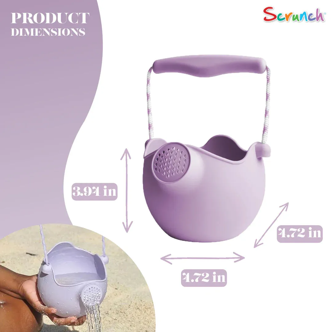 Scrunch Silicone Watering Can Light Purple - Roll it, Fold it, Scrunch it!
